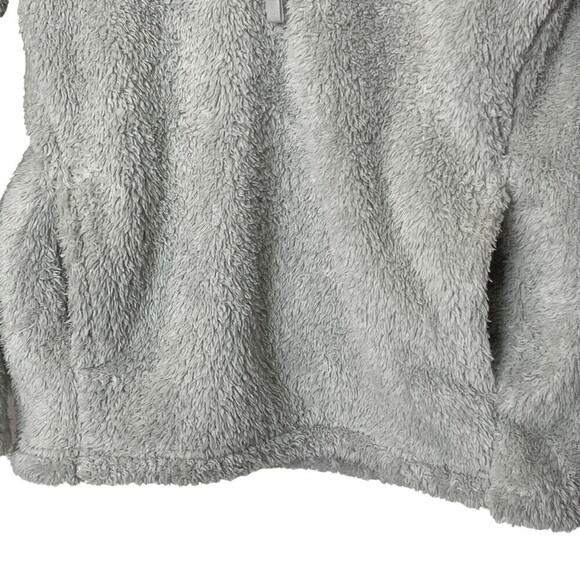 Patagonia Kids Los Gatos 1/4 Zip Fleece Pullover Size Medium Birch White - Picture 5 of 13